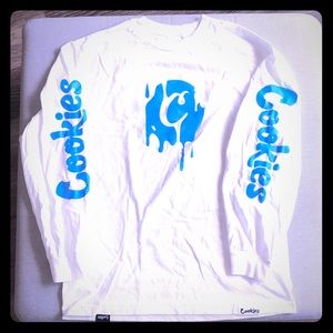 Cookies “Original Logo” White Long Sleeve Tee